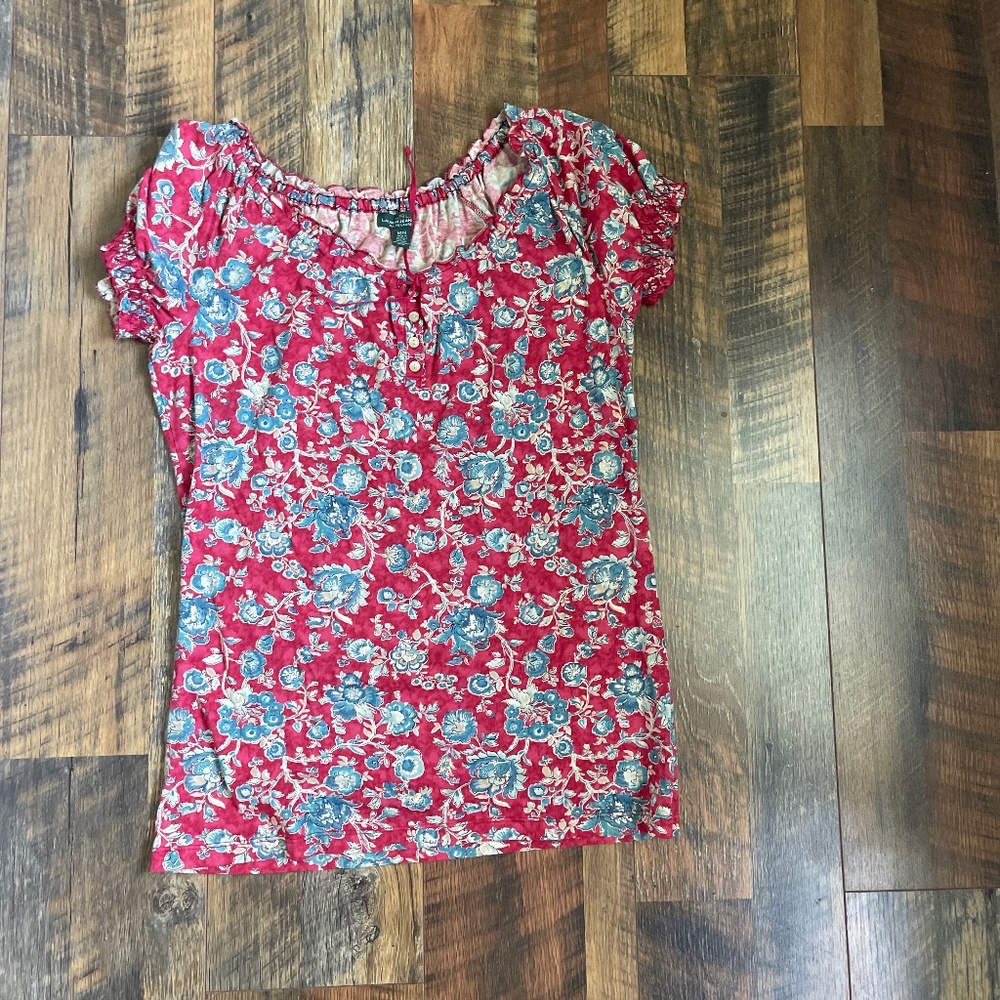 Women ralph lauren cotton top size m new